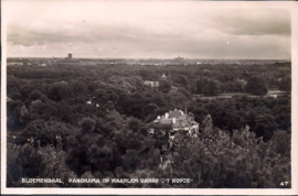 Panorama op Haarlem vanaf 't Kopje - Bloemendaal - oude kaart [15488]