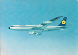 Boeing 707 Intercontinental Jet - Lufthansa - fotokaart - V003