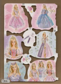 Barbie Mattel poezieplaatjes met glitter MLP 2089