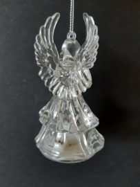 Transparante engeltje 4 met licht kerstornament Kurt S. Adler