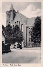 Oude Herv. Kerk - Huizen - oude kaart [15495]