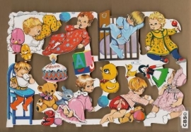 Spelende baby`s poezieplaatjes MLP 1536
