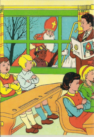 Daar komt Sinterklaas prentbriefkaart [C11105]