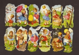 Kruger 98/40 Kinderen in de zomer poezieplaatjes