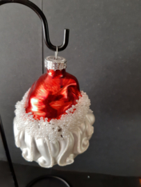 Kerstman kopje Kerstornament Glas