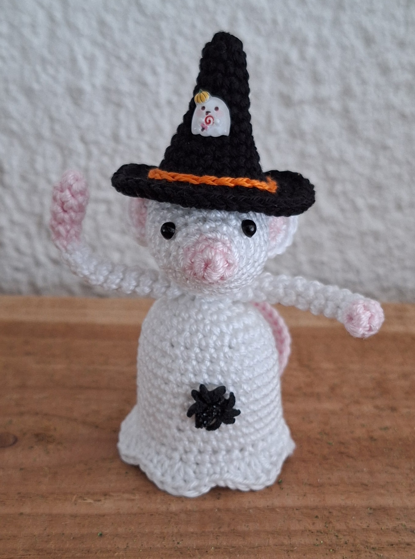 Haakpatroon PDF Halloween Spook Muisje