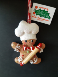 Peperkoekmannetje met deegroller kerstornament Kurt S. Adler
