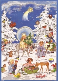 10103 Engeltjes in de winterse nacht Adventskalender