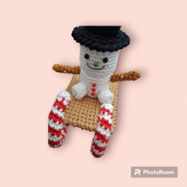 Haakpatroon PDF Kersthanger Candy Cane slee