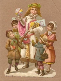 Nostalgisch Kindertafereel poezieplaatjes 5165
