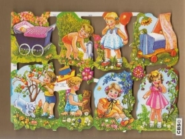 Kinderen spelen buiten poezieplaatjes MLP 1629