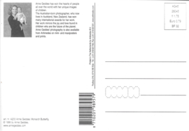 Anne Geddes kaart nr. A203: Monarch Vlinder