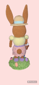 Crocheted Gingerbread Easter Bunny Nutcracker