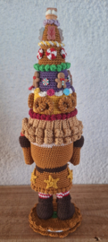 Haakpatroon PDF Nutcracker Gingerbread Kerstboom