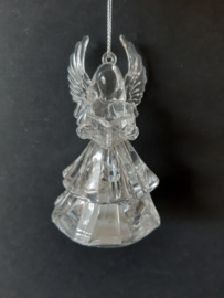 Transparante engeltje 4 met licht kerstornament Kurt S. Adler