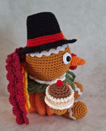 Haakpatroon PDF Gingerbread Kalkoen