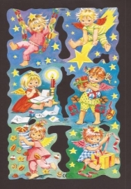 Kerst Elfjes & Cadeau Elfjes poezieplaatjes MLP 1983