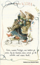 Vera de Muis Fritsje heeft het koud Libelle