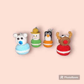 Crochet Pattern PDF Christmas Ornaments Macaron Marshmallows