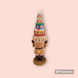 Haakpatroon PDF Nutcracker Gingerbread Kerstboom