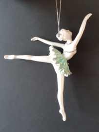 Prima ballerina turquoise kerstornament Kurt S. Adler