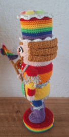 Haakpatroon PDF Regenboog Nutcracker