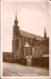 St.Catharijnekerk, Lange Nieuwstraat - Utrecht - oude kaart [15187]