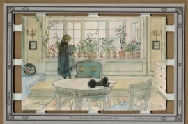 B5007 Flower in the Windowsill Carl Larsson poëzieplaatjes MLP