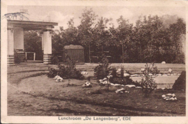 Lunchroom De Langenberg - Ede - oude kaart 1921 [15608]