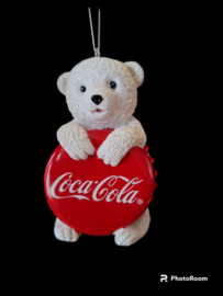 Coca-Cola ijsbeer met kroonkurk kerstornament Kurt S. Adler