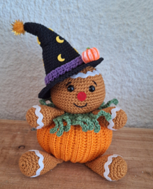 Crochet Pattern PDF Gingerbread Pumpkin Witch