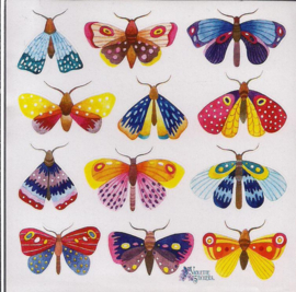 Nachtvlinders poezieplaatjes Stickers K109