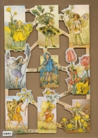 Bloemenkindertjes Cicely Mary Barker poezieplaatjes 1958