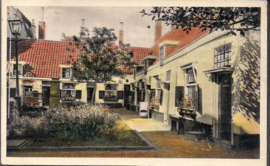 Hofje van Loo Barrevoetstraat - Haarlem - oude kaart [15443]