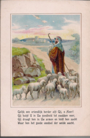 Religie - Goede herder - oude kaart [14874]