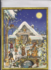 Adventskalender Kaart: Poezieplaatjes Kerstfeest - 413