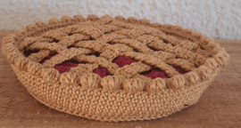 Crochet pattern PDF Gingerbread Cherry Pie
