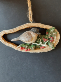 Vogel in krans kerstornament Kurt S. Adler