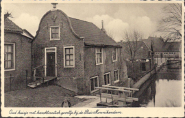 Oud huisje bij de sluis - Monnikendam - oude kaart [15455]