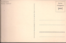 Ruïne Valkhof - Nijmegen - oude kaart [15476]