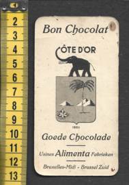 Côte d'Or Poezieplaatje: Nr 97: Chinees Klokje (tekst voor)