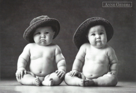 Anne Geddes kaart nr. A051:  Tweeling #6