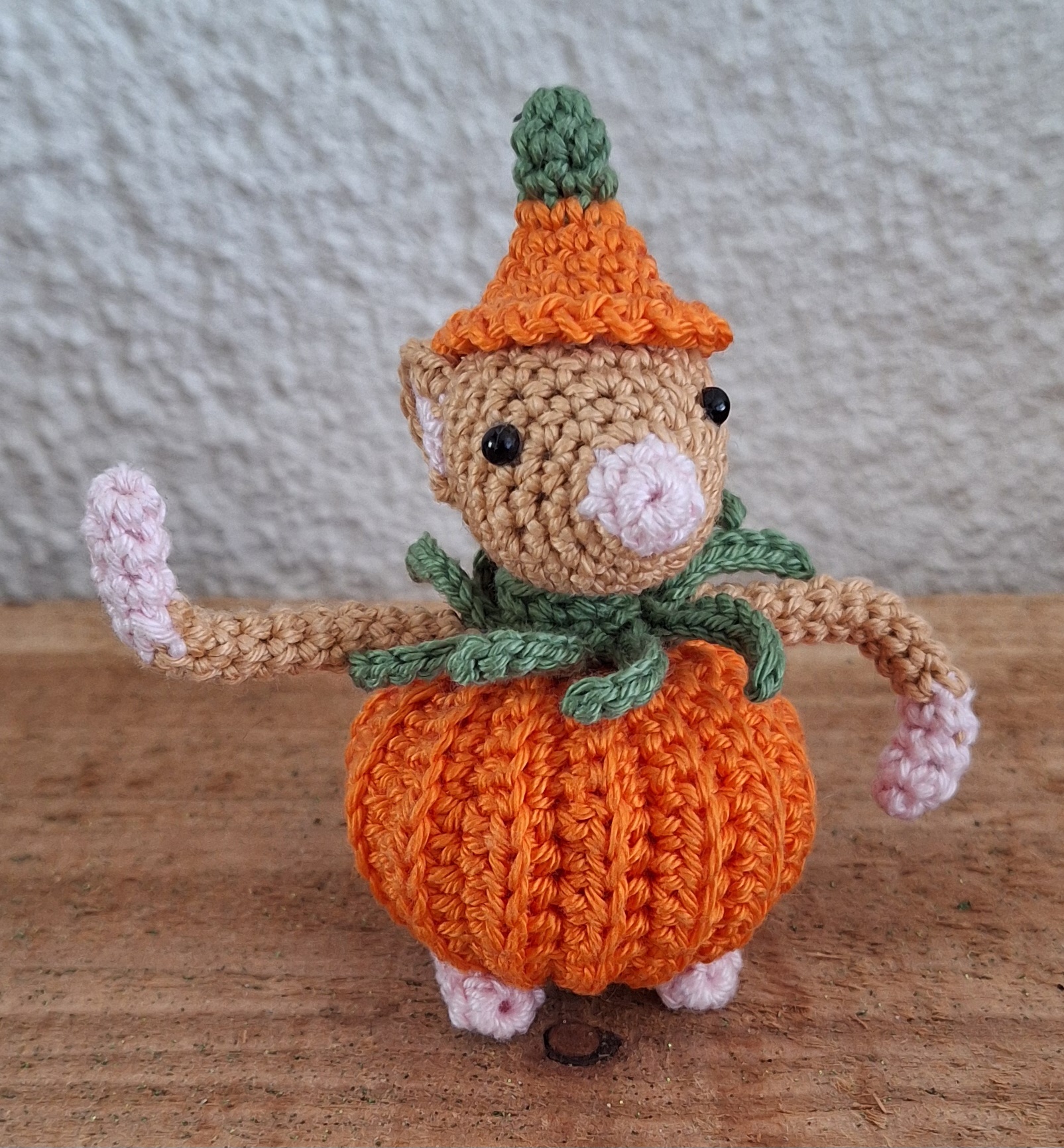 Toebehoren bij haakpatroon Halloween Pompoen Muisje