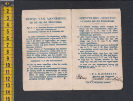 Religieus kaartje "Waak over mij" (R14)