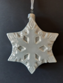 Sneeuwster met kroontje kerstornament Kurt S. Adler