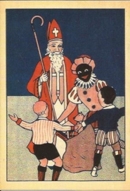 Dansen bij Sinterklaas prentbriefkaart [C9624]
