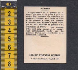 Appel - Pommes ~ Librairie d'education Nationale