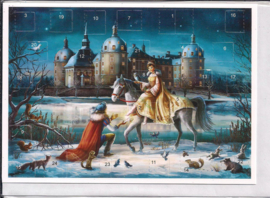 Adventskalender Kaart: Kerst Sprookje - 4330