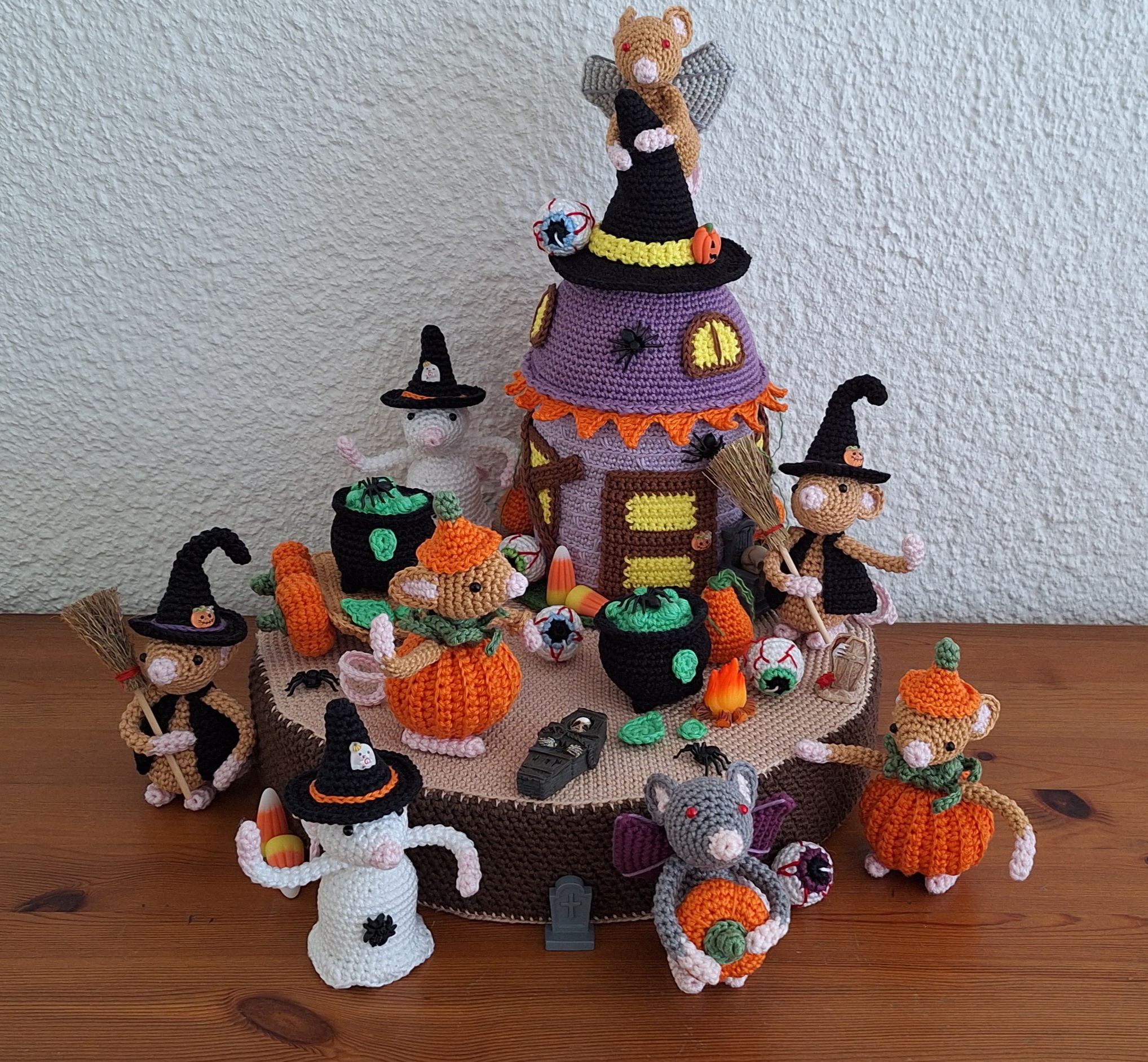 Compleet Haakpatroon PDF Halloween Muizenhuis (6 patronen)