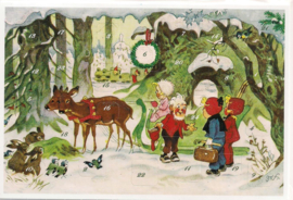 Adventskalender Kaart: Op bezoek bij de boskabouters - 12410